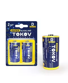 Элемент питания алкалиновый D/LR20 (блистер 2шт) TOKOV ELECTRIC TKE-ALS-LR20/B2