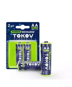 Аккумулятор АА/HR6 2500мА.ч (блистер 2шт) TOKOV ELECTRIC TKE-NMA-HR6/B2