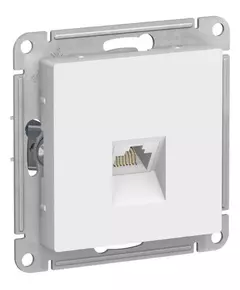 Розетка компьютерная AtlasDesign RJ45 кат. 5Е механизм лотос SE ATN001383