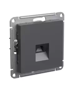 Розетка компьютерная AtlasDesign RJ45 кат. 5Е механизм базальт SE ATN001483