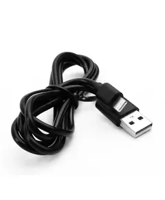 Кабель USB ELX-CDC03P-C02 ПРОМО USB-Lightning 2А 1м зарядка+передача данных пакет черн. ERGOLUX 15092