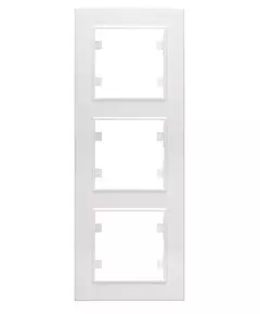 Рамка 3-м Karea вертик. бел. Makel 56001708