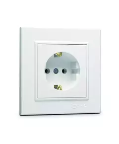 Розетка с/з (Керамика) СП Karea 16А IP20 бел. Makel 56001008