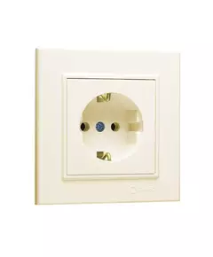 Розетка с/з (Керамика) СП Karea 16А IP20 крем. Makel 56010008