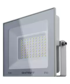 Прожектор светодиодный 90 138 OFL-70-6K-WH-IP65-LED 70Вт 6000К IP65 5600лм бел. ОНЛАЙТ 90138