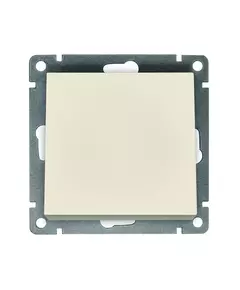 Выключатель 1-кл. СП Афина 10А IP20 механизм сл. кость (ivory) Universal A0021-I
