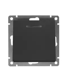 Выключатель 1-кл. СП Афина 10А IP20 с подсветкой механизм графит Universal A0121-Gr