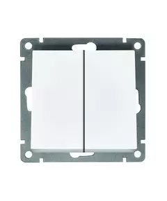 Выключатель 2-кл. СП Афина 10А IP20 механизм бел. Universal A0023
