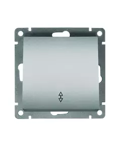 Переключатель проходной 1-кл. СП Афина 10А IP20 механизм серебр. Universal A0025-S