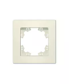 Рамка 1-м Афина сл. кость (ivory) Universal A0053-I