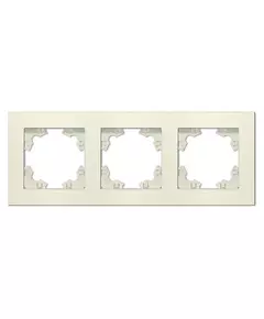 Рамка 3-м Афина универс. сл. кость (ivory) Universal A0045-I