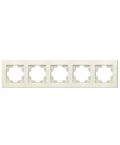 Рамка 5-м Афина универс. сл. кость (ivory) Universal A1042-I