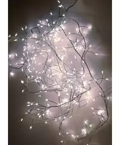 Гирлянда светодиодная "Мишура" 3м 300LED тепл. бел. 220В КОСМОС KOC_GIR-V109