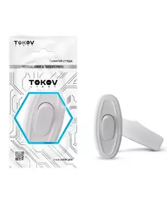 Переключатель на шнур 6А 250В IP20 бел. TOKOV ELECTRIC TKL-SW-C01