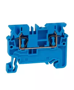 Клемма проходная пружинная OptiClip CX-2.5-I-BU-24A-(0.2-2.5) син. КЭАЗ 289712