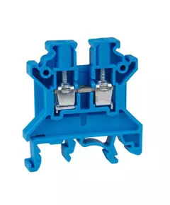 Клемма проходная винтовая OptiClip CTS-4-I-BU-32A-(0.2-4) син. КЭАЗ 289774