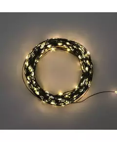 Гирлянда "Роса" с контроллером 20м 200 LED зел. провод теплое бел. свечение Neon-Night 303-266