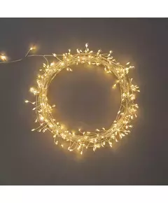 Гирлянда роса "Фейерверк" с контроллером 20м 500 LED теплый бел. на катушке Neon-Night 303-446