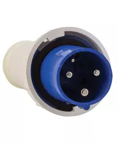 Вилка переносная 033 63А 2P+PE 220В IP67 EKF ps-033-63-220