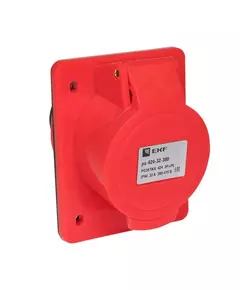 Розетка скрыт. уст. 32А 380В 3P+E IP44 (424) EKF ps-424-32-380