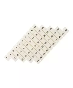 Маркеры для JXB-ST 2.5 с нумерацией 1-50 (уп.100шт) PROxima EKF zb-st-2.5-1-50