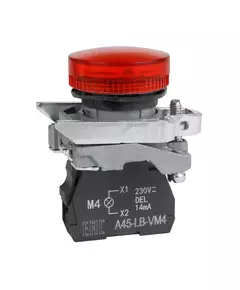 Лампа сигнальная OptiSignal D22 C4-L-M4 красн. металл 230-240VAC XB4BVM4 КЭАЗ 332176