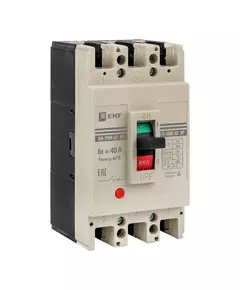 Выключатель автоматический 3п 63/40А 25кА ВА-99М PROxima EKF mccb99-63-40m