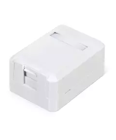 Корпус настенной розетки для установки 1-ой вставки типа Keystone Jack Д WRline WR-MB-1 бел. Hyperline 505219