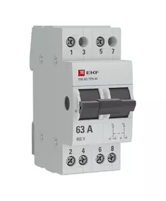 Переключатель трехпозиционный ТПС-63 2P 63А PROxima EKF TPS263