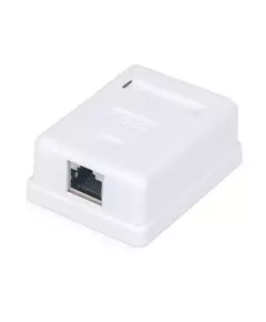 Розетка компьютерная RJ-45 WR-WS-8P8C-C5E-SH-1 кат. 5e экранир. одинарная внешняя Dual IDC бел. WRline 505217