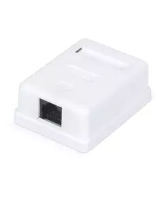 Розетка компьютерная RJ-45 WR-WS-8P8C-C5E-1 кат. 5e неэкранир. одинарная внешняя Dual IDC бел. WRline 505215
