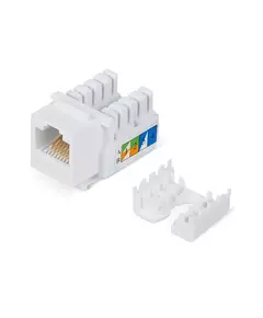 Вставка Keystone Jack RJ-45 WR-KJ-RJ45-C5E-90 90град. кат. 5e неэкранир. заделка тип 110 бел. WRline 505212
