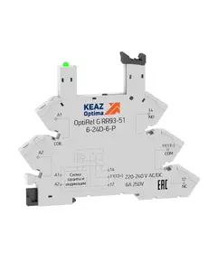 Розетка для реле OptiRel G RR93-51-220-240U-6-P КЭАЗ 281163