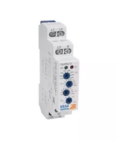 Реле контроля фаз OptiRel D PHS-3-1M-06-PP-2 повышенного/пониженного настр асимметрии 3Ф 2СО КЭАЗ 332000