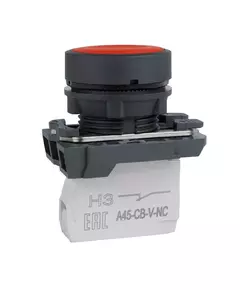 Кнопка OptiSignal D22 C5-P-401 красн. пластик 1НЗ XB5AA42 КЭАЗ 332182