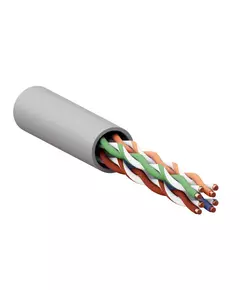 Кабель витая пара U/UTP кат.5e 4 пары solid 24AWG LSZH нг(А)-HF сер. TERACOM PRO EKF TRP-5EUTP-04LSH-GY-IN3