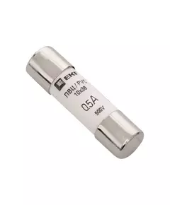 Вставка плавкая цилиндрическая ПВЦ 10х38 0.5А EKF pvc-10x38-0.5