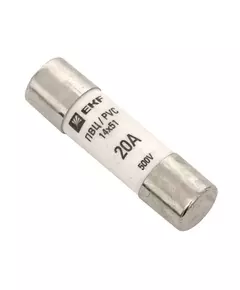 Вставка плавкая цилиндрическая ПВЦ 14х51 20А EKF pvc-14x51-20