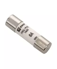 Вставка плавкая цилиндрическая ПВЦ 14х51 6А EKF pvc-14x51-6