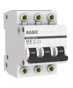 Выключатель нагрузки 3п 63А ВН-29 Basic EKF SL29-3-63-bas