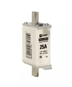 Вставка плавкая ППН-33 100/25А габарит 00C PROxima EKF fus-33/100/25