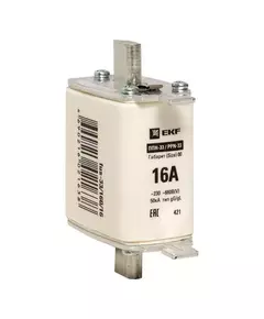 Вставка плавкая ППН-33 160/6А габарит 00 PROxima EKF fus-33/160/6