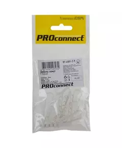 Дюбель-хомут 5-10 бел. (уп.10шт) PROCONNECT 07-4501-2-9