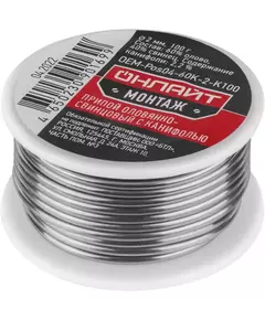Припой 90 169 OEM-Pos04-60K-2-K100 катушка 2мм 100г ОНЛАЙТ 90169