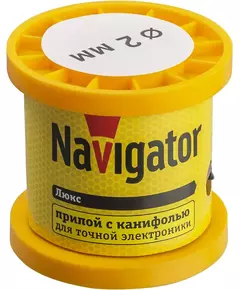 Припой 93 084 NEM-Pos02-61K-2-K100 (ПОС-61; катушка; 2мм; 100 г) Navigator 93084