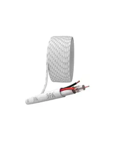 Кабель для аналогового видеонаблюдения K-0.75-PVC КВК-В-2+2х0.75кв.мм 200м бел. Эра Б0052734