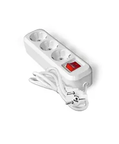Удлинитель 3х3м с заземл. IP20 S-303А ПВС 3х1.5 с выкл. Universal 1726
