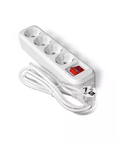 Удлинитель 4х3м с заземл. IP20 S-304А ПВС 3х1.5 с выкл. Universal 1734