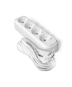 Удлинитель 4х5м с заземл. IP20 Е-304А ПВС 3х1.5 Universal 1731