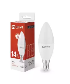 Лампа светодиодная LED-СВЕЧА-VC 14Вт E14 4000К 1330лм IN HOME 4690612047768